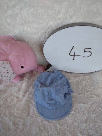Casquette Fille 6/9 mois Kiabi 100% coton