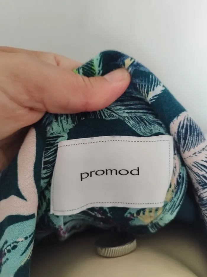 Veste legere imprimée tropical Promod T36 - photo numéro 5