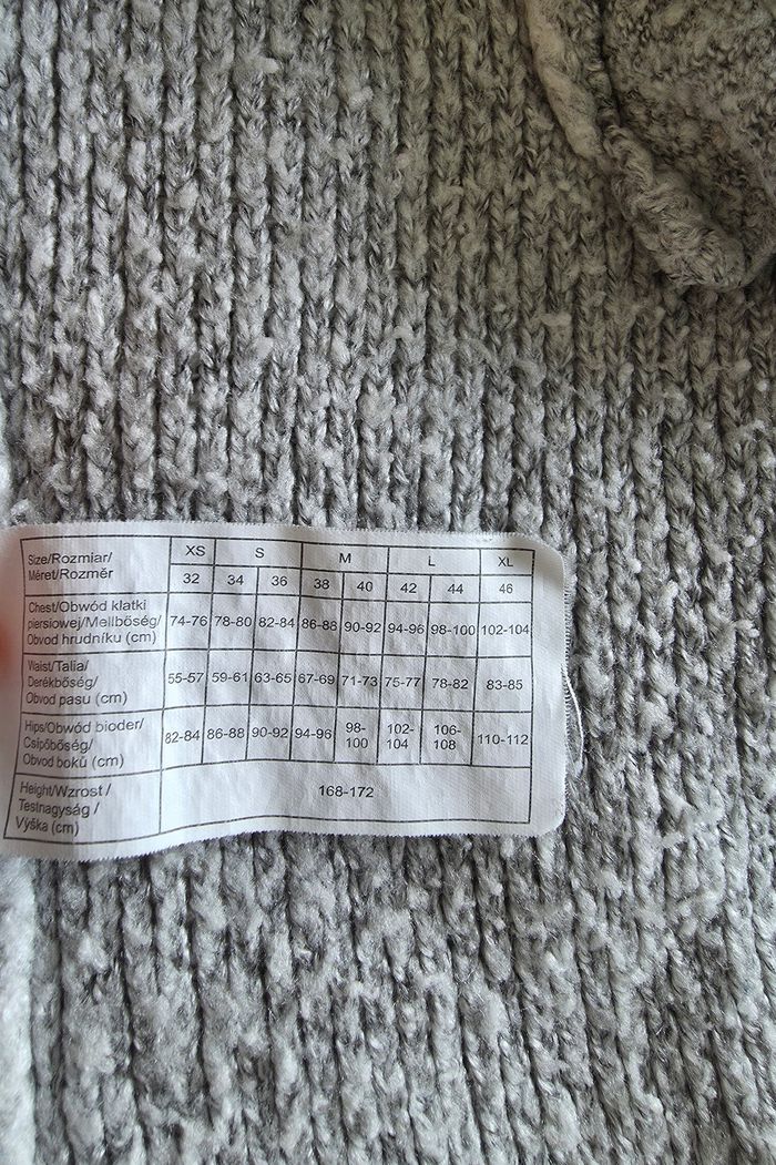 Pimkie Gilet Long Maille Gris Bon état S - photo numéro 6