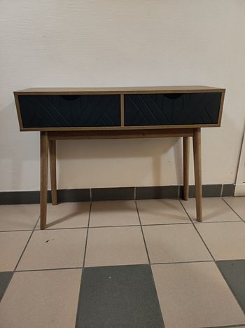 Console en pin rectangulaire