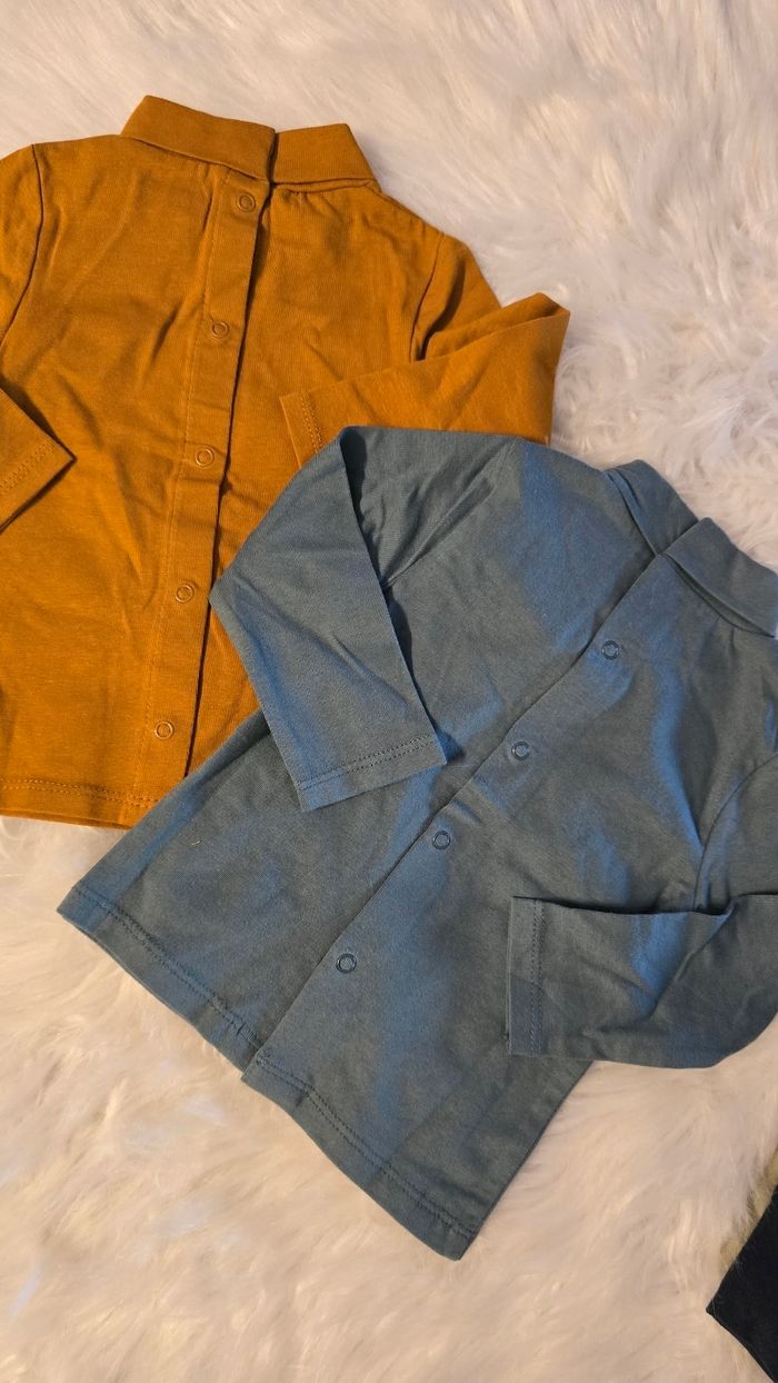 Neufs (non portés) 🏷😍💙 sous pull 6 mois garçon 💙😍 - photo numéro 3