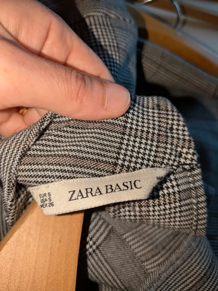 Blouse zara à carreaux - photo numéro 4