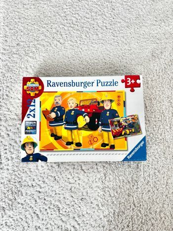 🌷 Puzzle Sam le pompier, 12 pièces x2, Ravensburger