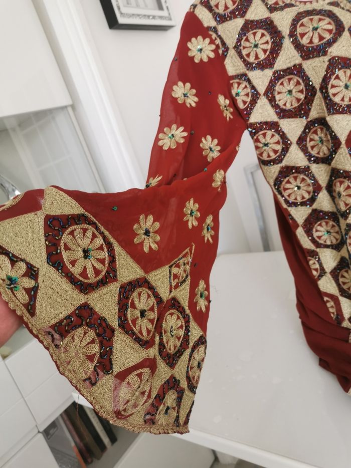🤎🤍Magnifique Robe Oriental Perlé 🤎🤍 - photo numéro 3