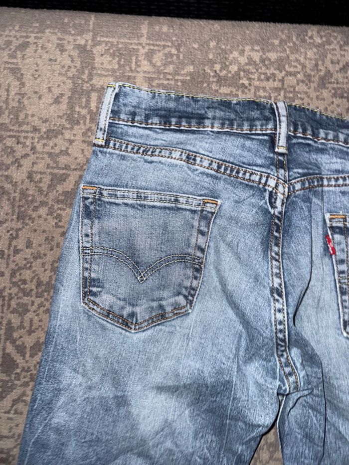 Jean Levi’s homme - Taille W29 L32 (FR 38) - Bleu délavé - Coupe droite - photo numéro 9