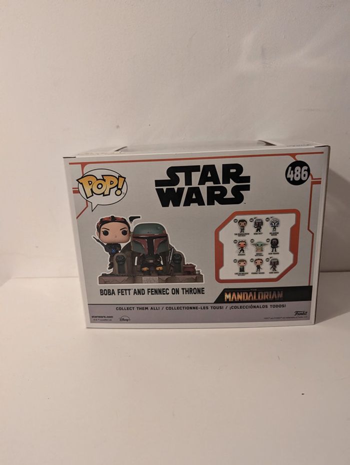 Funko Pop : Star Wars 486 : Boba Fett and Fennec on Throne - photo numéro 3