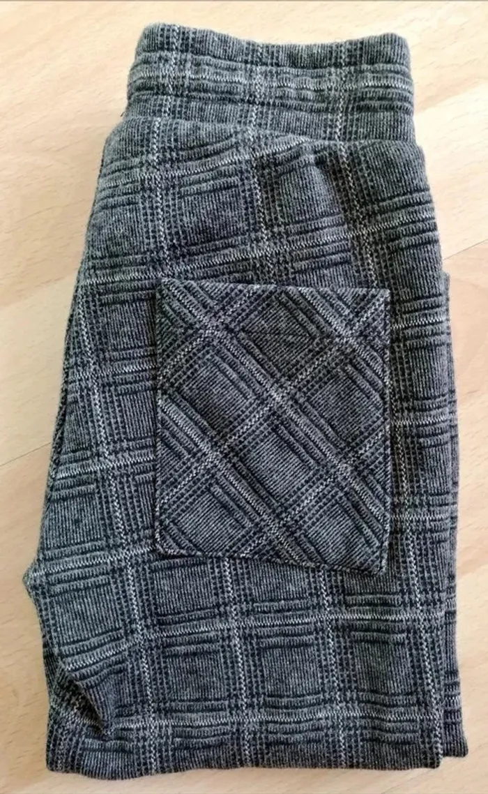 Pantalon gris à carreaux Kiabi 3 ans - photo numéro 7