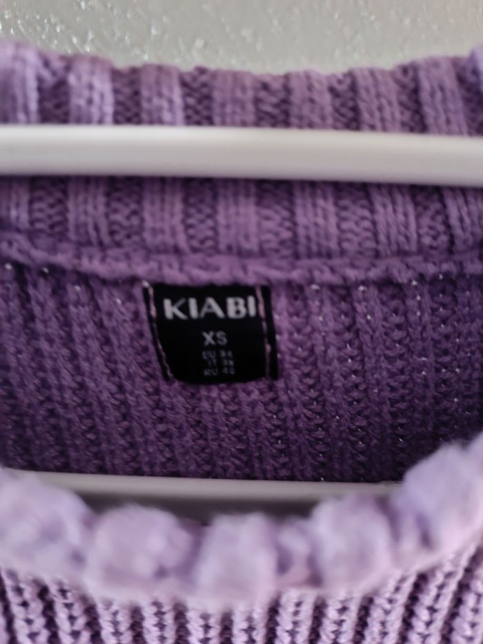 Pull Kiabi taille XS Lila - photo numéro 2