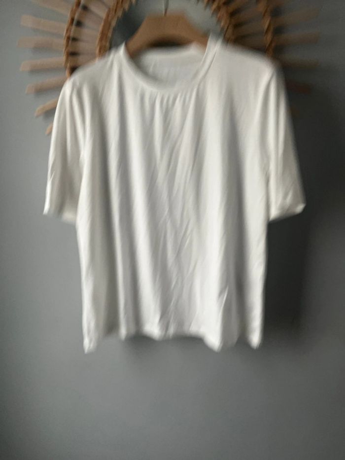 TEE shirt blanc femme shein taille M neuf