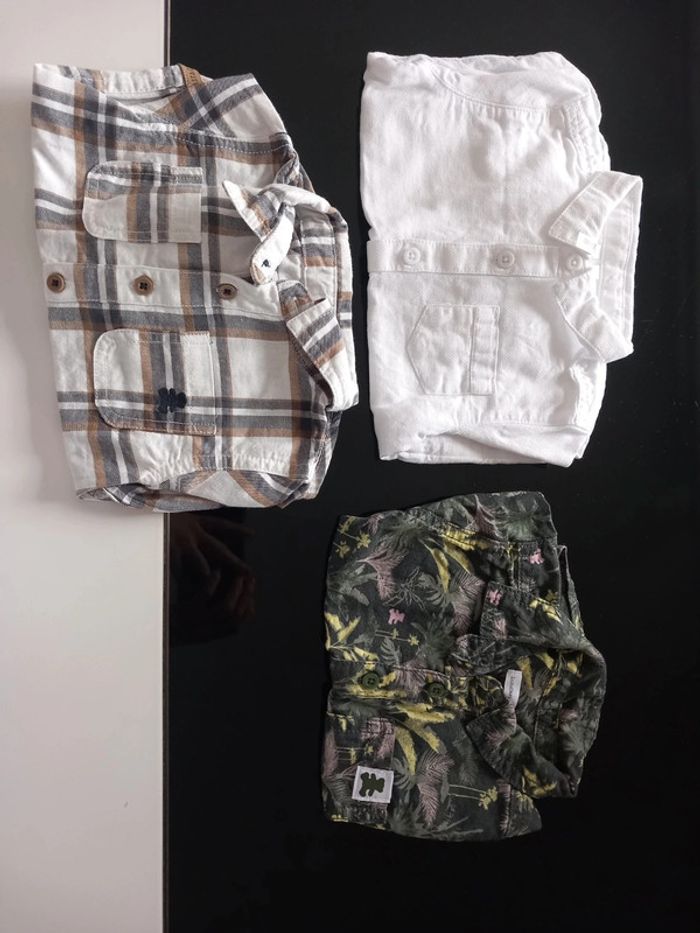 Lot 3 chemise garçon