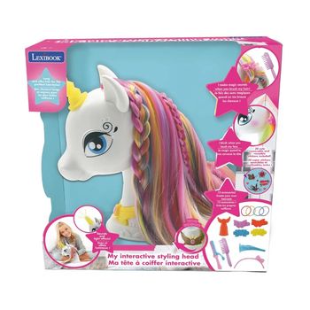 Licorne à coiffer interactive