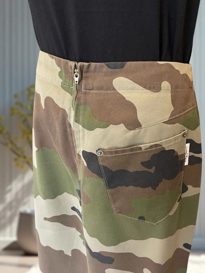 Jupe midi camouflage T.38 - photo numéro 4