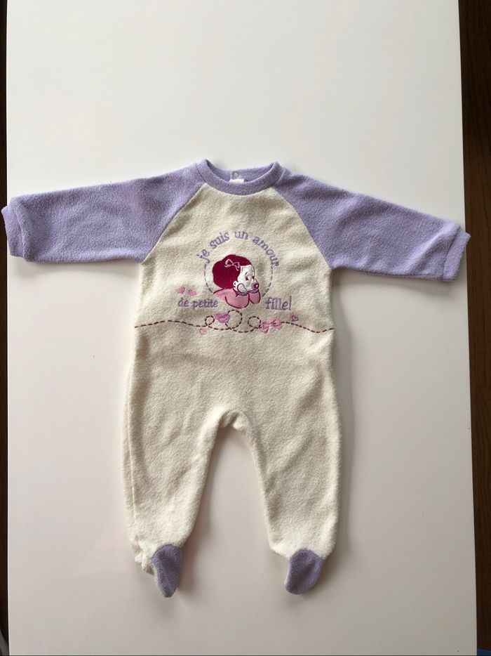 Pyjama hiver 12 mois fille