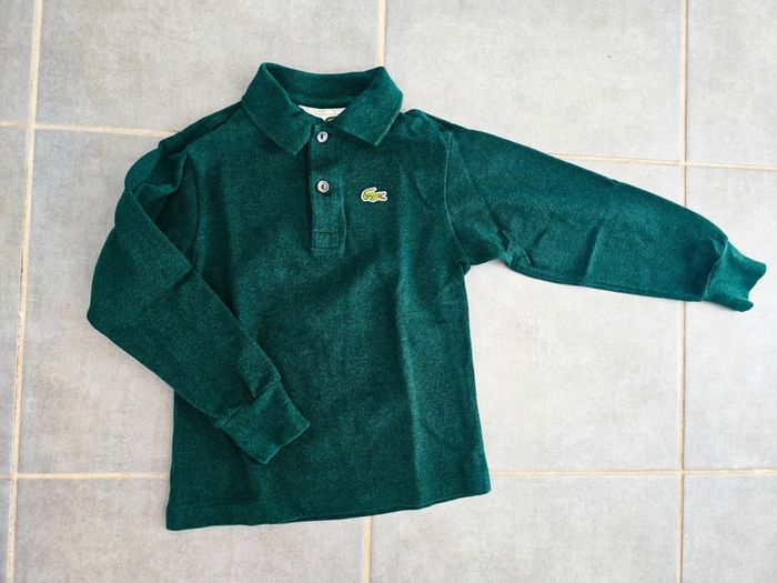 Polo manches longues Lacoste