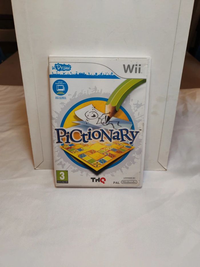 Wii Nintendo jeu pictionnary edition fr et NL très bon état