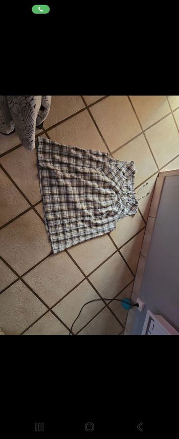 Débardeur a carreaux