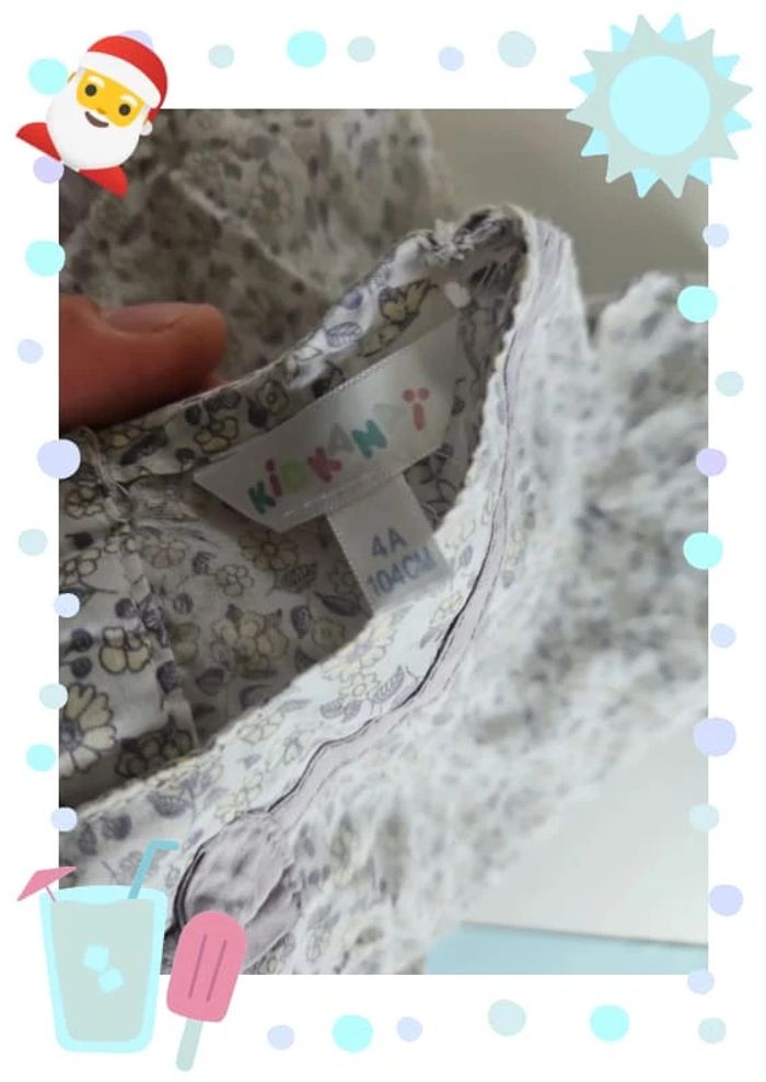 Blouse fleuri style liberty 4 ans - photo numéro 4