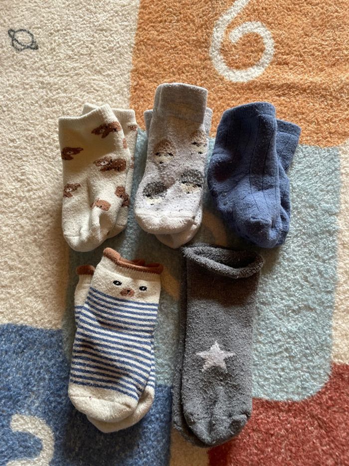 Lot de 5 paires de chaussettes chaudes 16/18