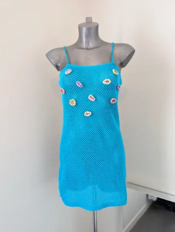 Robe à Bretelles en tricot