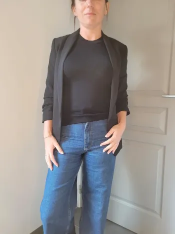 Veste blazer tailleur 36 taille S noir