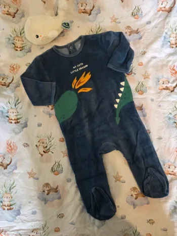 Pyjama velours bébé KIABI - 12 mois
