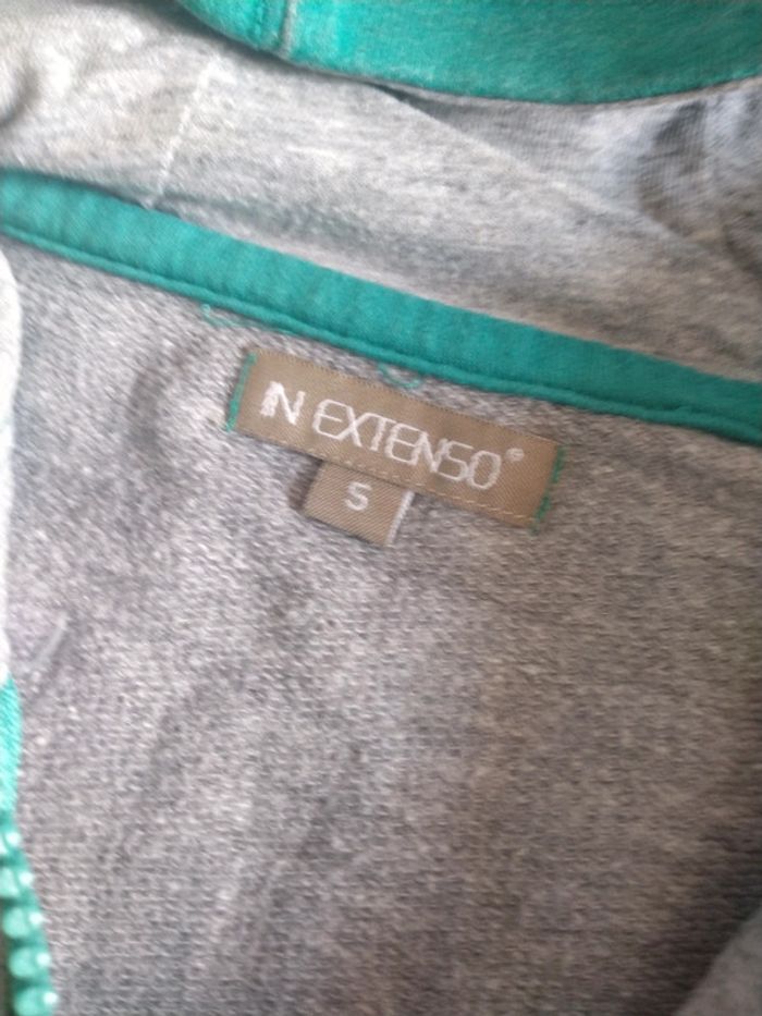 Sweat à capuche " in extenso" 5 ans - photo numéro 4