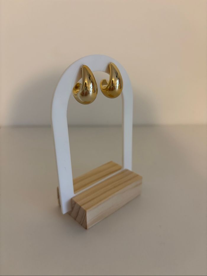 Boucles d’oreilles gouttes d’eau - photo numéro 2