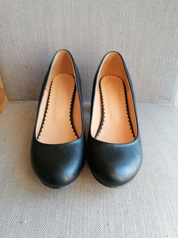 Escarpins noir avec clous argenté