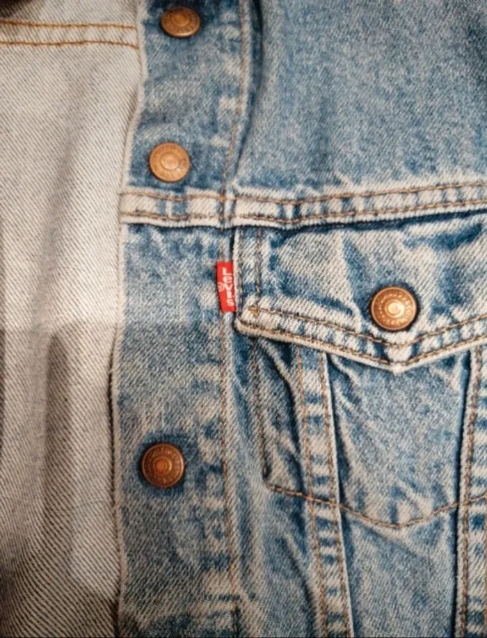 Veste jean Levi Strauss 7x - photo numéro 4