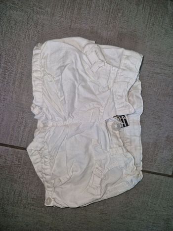 Short blanc 12 mois tao