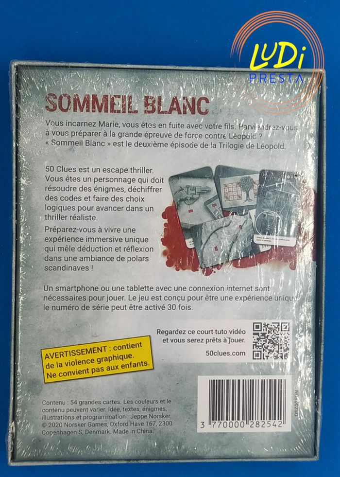 Sommeil blanc - jeu de société sous emballage - photo numéro 2