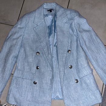 Veste tailleur bleue