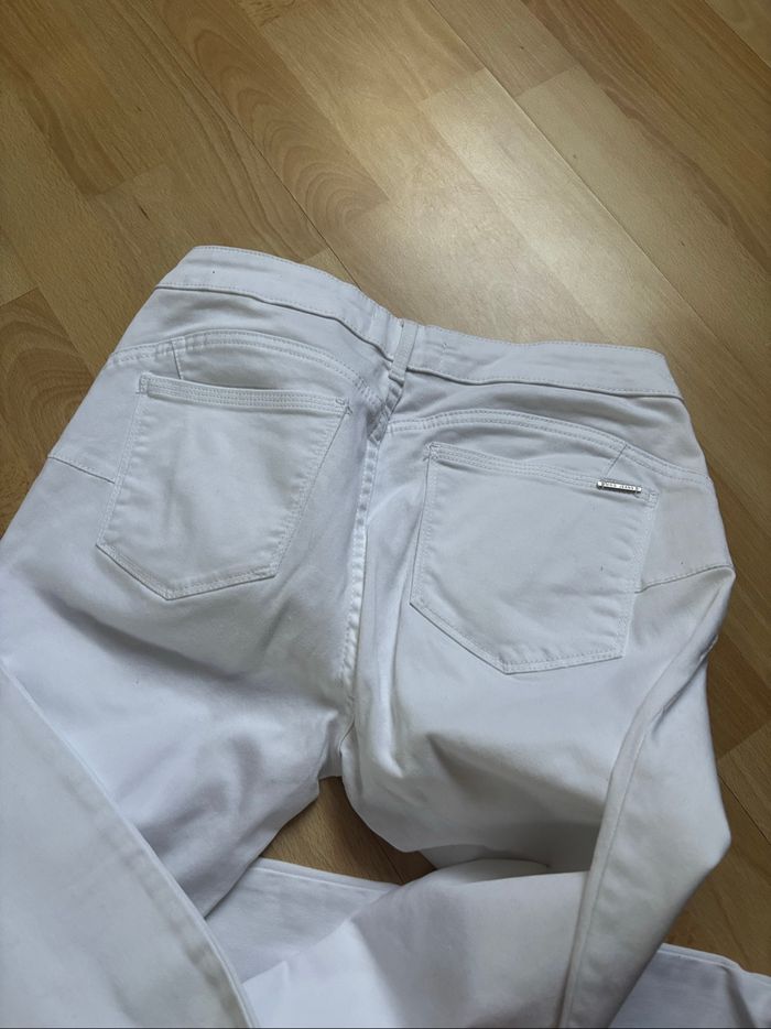 jean mango KIM blanc skinny taille 40 - photo numéro 3