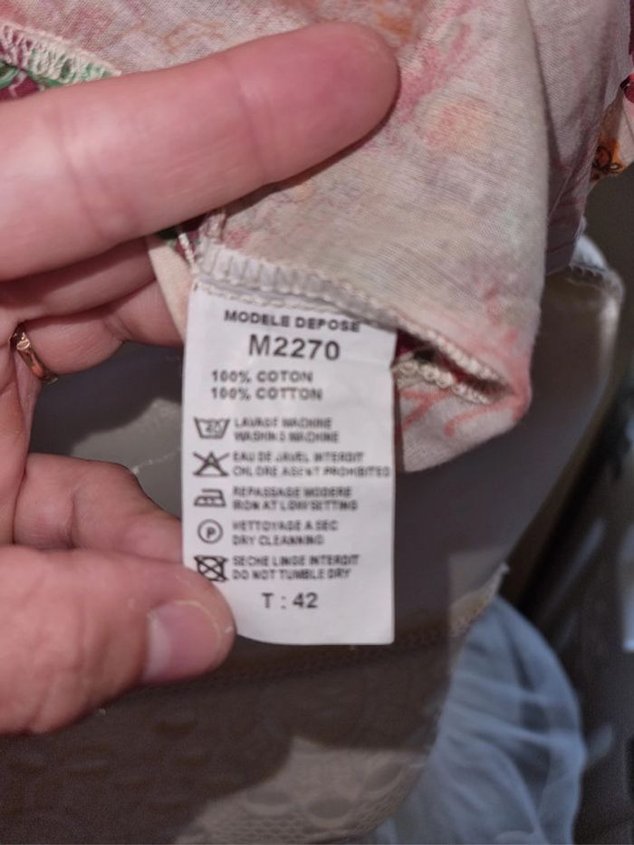 Chemise colorée petit baigneur 42 - photo numéro 5