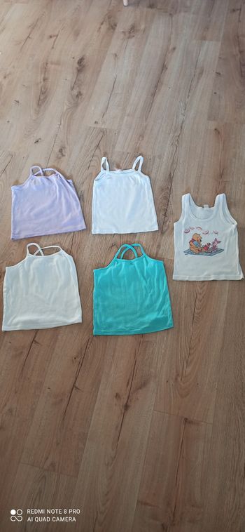 Lot de débardeurs 5 ans