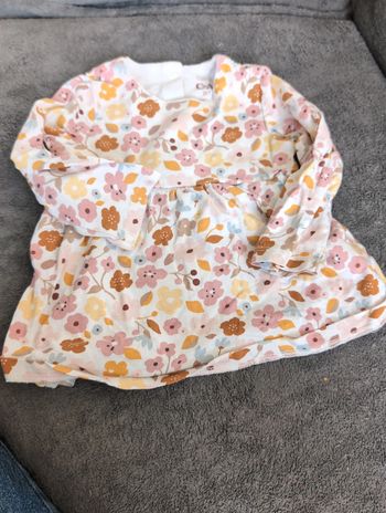 Robe fleurie 12/18 mois