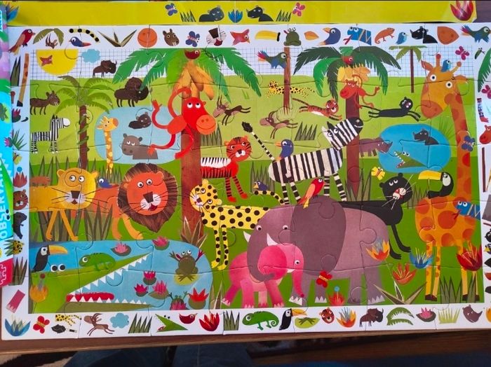 Puzzle 🧩 observation La jungle 35 pièces DJECO - photo numéro 2
