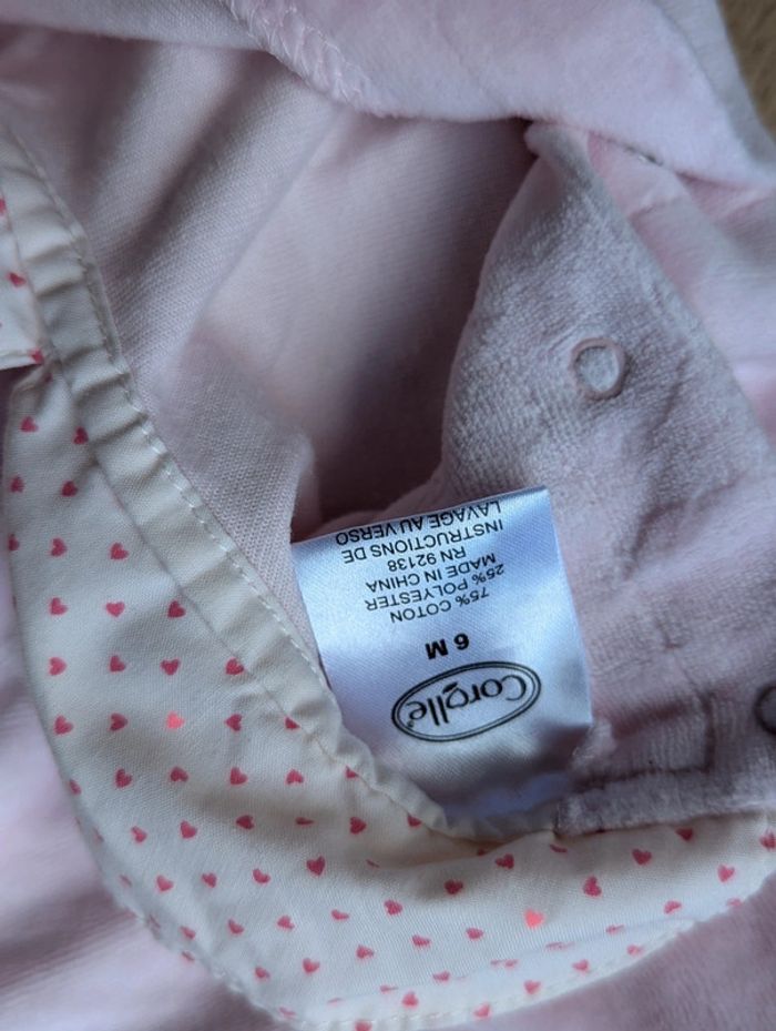 Pyjama 6 mois velours - photo numéro 3