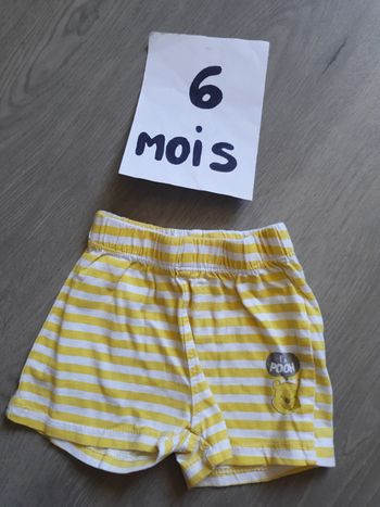 Short 6mois garçon