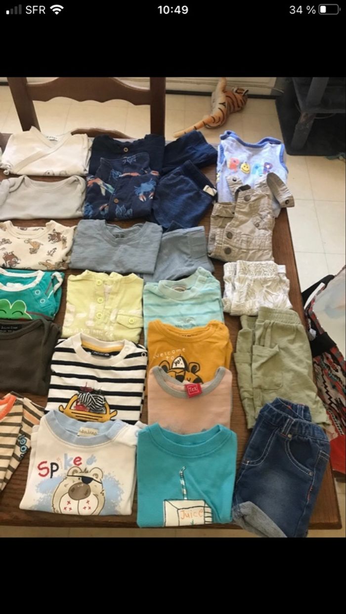Lot vêtements bébé garçon été 1 et 3 mois - photo numéro 7