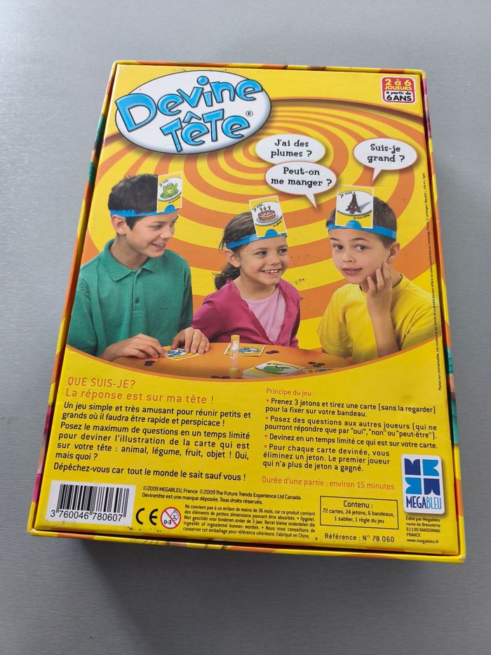 Jeu devine tête - photo numéro 2