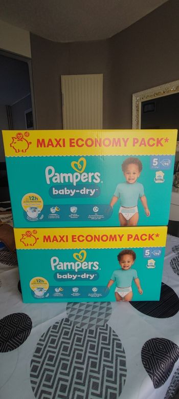 Couches Pampers 5 
