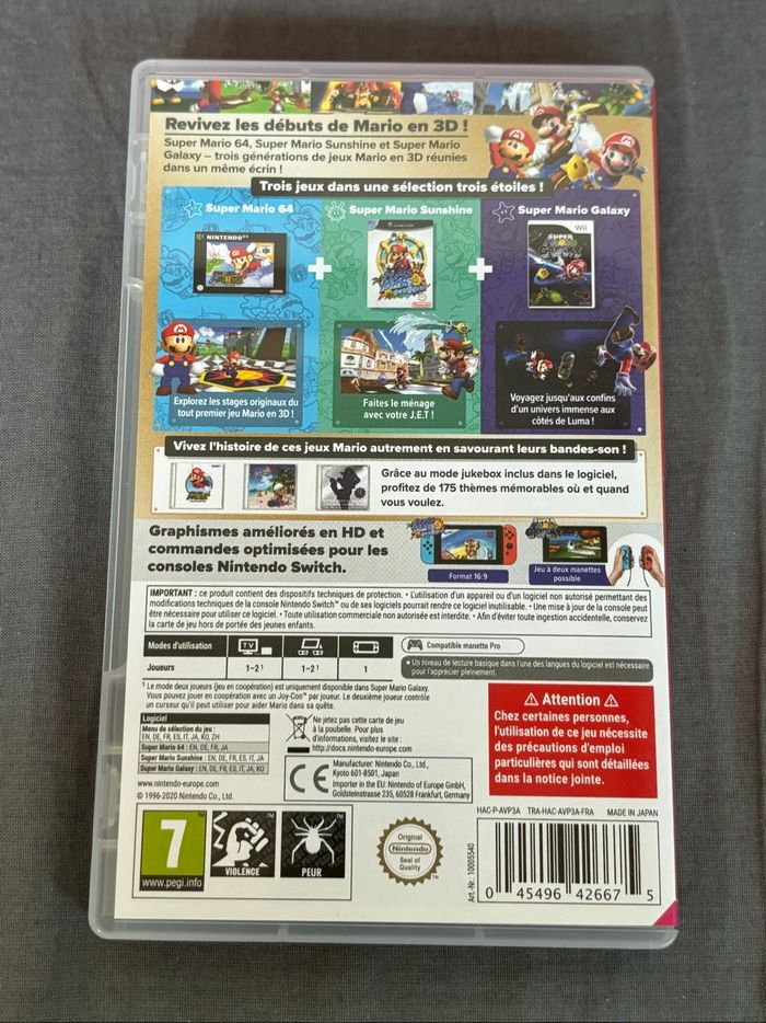 Jeu switch super Mario 3D All stars - photo numéro 4