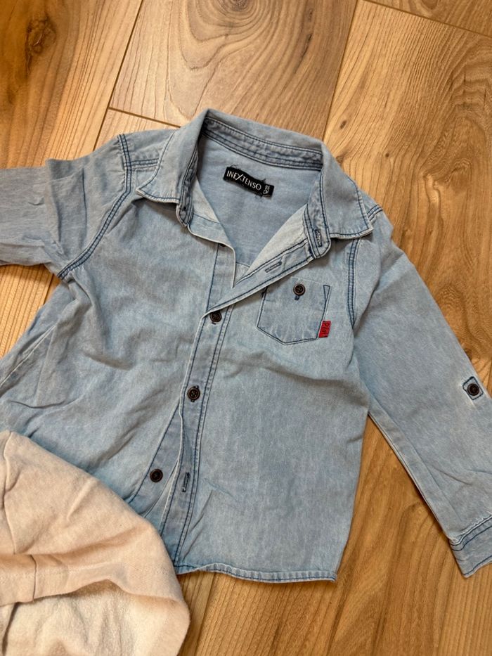 Lot de chemises en jean 24 mois - photo numéro 2