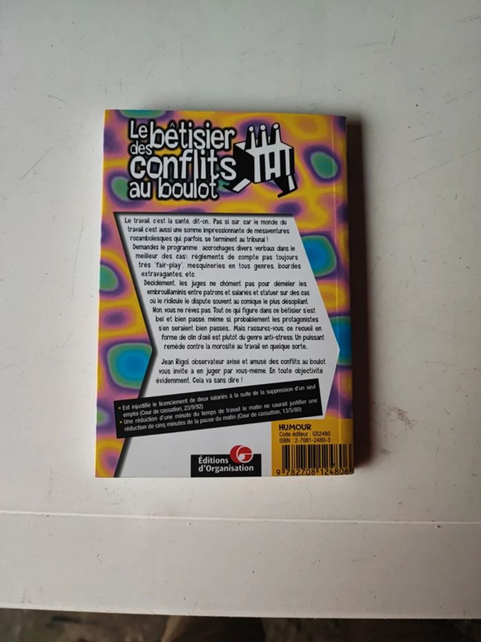 Livre le bêtisier des conflits au boulot - photo numéro 3