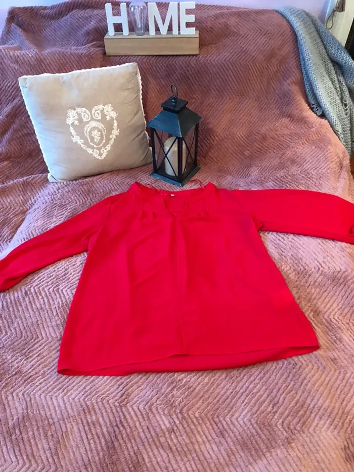 Blouse rouge