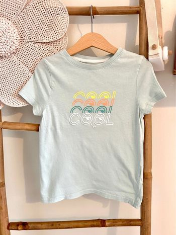T shirt menthe cool kiabi 5 ans