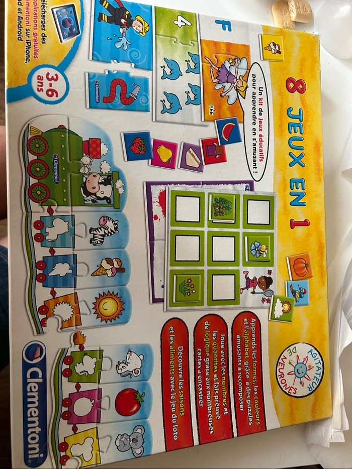 8 jeux en 1 un kit de jeux éducatifs pour apprendre en s’amusant