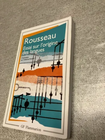 Jean-Jacques Rousseau – Essai sur l’origine des langues