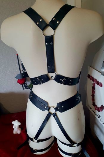 Ceintures de corps noires épaisses festival bondage bdsm